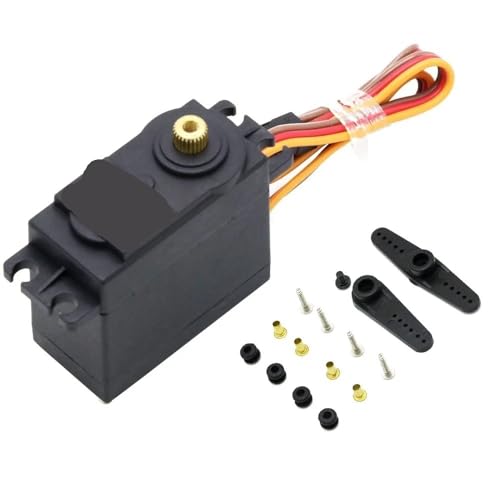 Servo MG996R digital con engranaje de alta resistencia para dirección precisa en coche RC