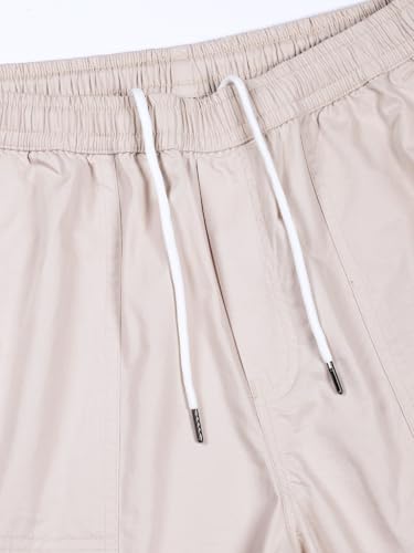 Image of Thomas Scott Men's | Solid | Light Weight | Breathable Fabric | 6 Pockets | Mid Rise | Loose Fit | 100% Cotton | Elasticated | Chino Trouser | Pants