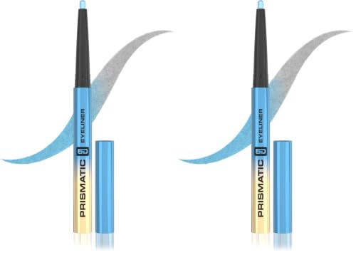Image of Glam21 Prismatic 5D Eyeliner| Waterproof|Smudge proof|Long lasting eyeliner with easy application|Creamy Formula|Multichrome Effect Bold Color Payoff | 05-Moondust (Pack of 2)