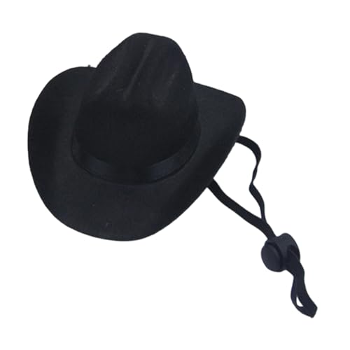 Nonwoven Fabric Denims Hat for Dog and Cats Western Themed Light Weight Breathable Easyly Maintenance Regulable Secure Photo Pet