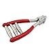 Starting Clamp, Professional Stringing Clamp, Portable 3 Spring Clamping Tool, Tennis Equipment for Badminton Racket, Tennis, Red