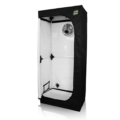 Camo Grow® L-Box - Grow Zelt im Schrankformat - Pflanzenzelt 70 x 44 x 160 cm | Camo Grow Box für professionelle Indoor Pflanzenzucht (L-Box 70 x 44 x 160 cm)