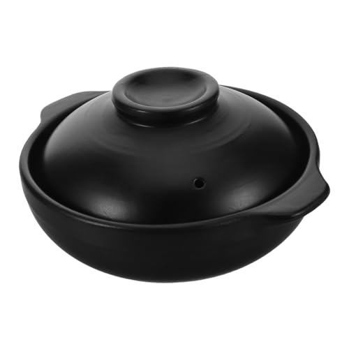 MAGICLULU Marmite Terre Cuite Chinoise Cocotte Avec Couvercle Pour Cuisson De Riz Et Plats Maison Résistante Chaleur