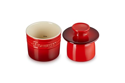Le Creuset Stoneware Butter Crock, 6 oz., Cerise3