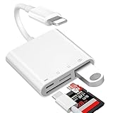MaxRenard 4-in-1-SD-TF-Speicherkartenleser, SD-Kartenleser für iPhone iPad...