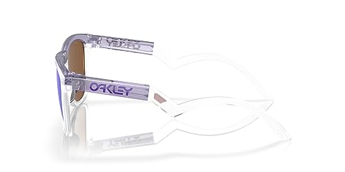 Oakley OO9289 Frogskins Hybrid Round Sunglasses, Matte Transparent Lilac/Clear/Prizm Violet, 55 mm3