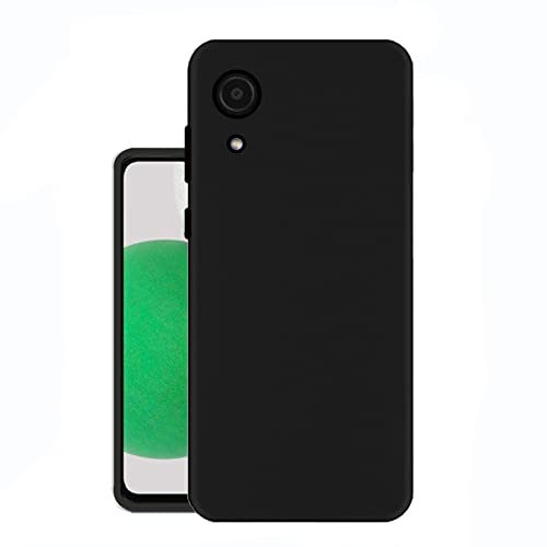 Image of HELLO ZONE Exclusive Matte Finish Soft Back Case Cover for Samsung Galaxy A03 Core - Black