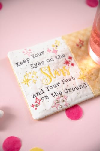 Image of Kimberbell Mug Rugs Vol. 6 Embellishment Kit - Embellishments for Crafting Kit, 7pcs Set w. Velvet, Bows and Embroidery Leather, Embroidery Supplies, Quilting Embellishments