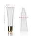 COSIDEA 50 pack 10ml empty lip gloss squeeze tubes containers lipgloss tube making kit