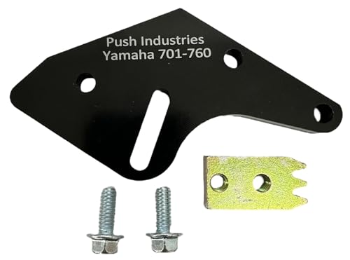 Push Industries 104.101 Flywheel Lock for Yamaha 701 & 760 Watercraft Engines: Precision-Crafted 6061 Aluminum, Black Anodized Finish, and Hardened Steel Gear Tooth (Replaces FL-CF 06-04-016)