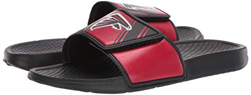Image of FOCO mens NFL Team Logo Legacy Sport Slide Sandals