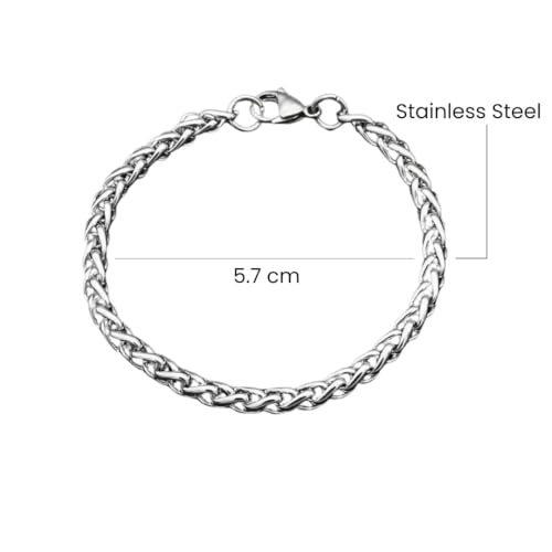 Image of Salty Alpha Anti Tarnish Bracelet for Men | Hand Bands for Boys | Wrist Bracelets for Man | Fashion Jewellery Accessories | Stylish Minimal Jewelry | Gift for Marriage, Birthday, Anniversary