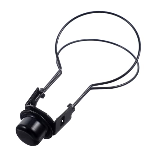 LIFKOME Clip per Paralume in Ferro Nero, Adattatore Porta Paralume a Clip Versatile per Lampade Fai da Te, Supporto Portalampada Rotondo per Decorazione Casa e Ristoranti, Facile