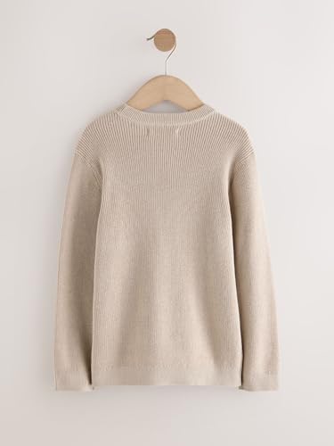 Pull col ras du cou en maille de coton avec cerf garçon aux finitions soignées - 3