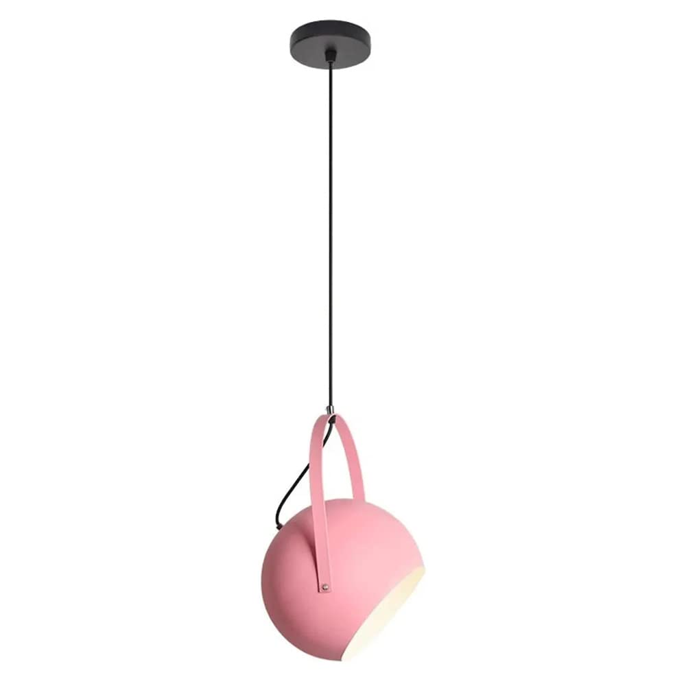 HXYSXHJUO Macaron Rotatable Pendant Light Fixture - Colorful Aluminum Chandelier for Home(D,25X35CM)