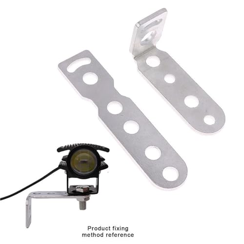 Soporte de montaje para faro de motocicleta universal en forma de 1 para barra de luz 3