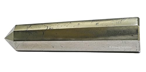 Image of Amazing Gemstone Pyrite Crystal Towers - Natural Healing Crystal Point Obelisk for Reiki Healing and Crystal Grid (3 inch to 4 inch INCH)