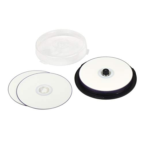 XtremPro DVD+R DL 8X 8.5GB 240min Recordable & White Inkjet Printable Double Layer DVD 10 Pack Blank Discs in Spindle - 11125
