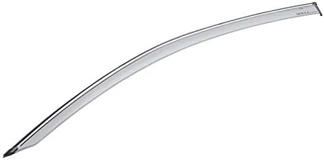 WellVisors Window Visors Wind Deflectors Compatible with Alfa Romeo Stelvio 2018-2025 with Chrome Trim Rain Guards 3-847AR003