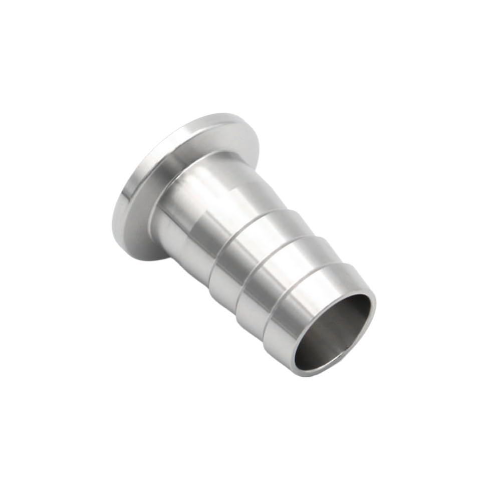 Qgskuseyo One Color Easy To Use Tri Clamp Hose Barb Fitting - Stainless Steel 304 Flange Clamp Adapter For Kf10 Kf16 Kf25-1Pc