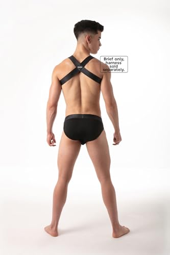 Calzoncillos LEADER Essentials Brief Black que evitan rozaduras y opresión 7