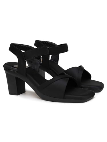 Image of Women's Shimmerstep Heel Sandal Comfortable Cushioned Footbed Adjustable Straps Anti-Slip Outsole Stylish & Elegant Design For Girls /Ladies
