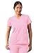 Adar Addition Scrubs for Women - Modern V-Neck Scrub Top - A6008 - Soft Pink - XL