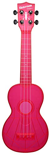 Kala Ka-sw Waterman ukulélés Bundle w/Hard Case rose fluo - Les Beatles, Paul McCartney, John Lennon, RIngo Starr, George Harrison Kala Ka-sw Waterman ukulélés Bundle w/Hard Case rose fluo – Image 3