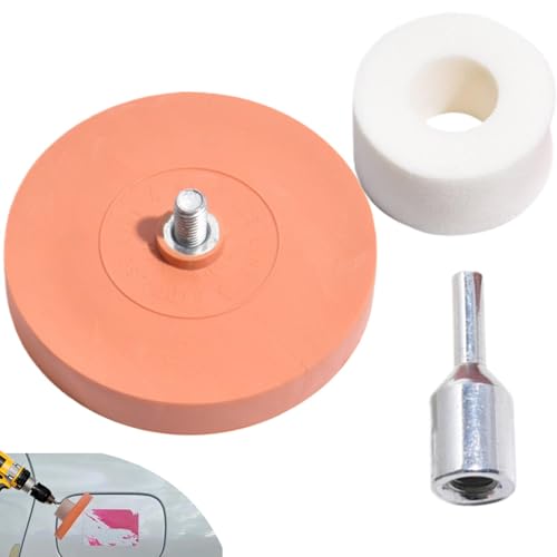 Adhesive Remover Wheel, 4 Inch Rubber Graphics Removal Tool, Decal Removal Tool, Sticker Glue Remover For Auto Body, Pinstripe R