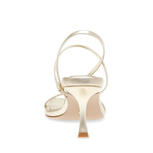 Steve Madden Steve Madden Women's Locke Heeled Sandal, Champagne, 10