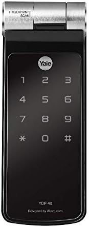 Fechadura Digital Yale YDF 40 com Biometria, compatível com Alexa...