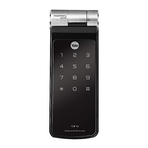 Fechadura Digital Yale YDF 40 com Biometria, compatível com Alexa