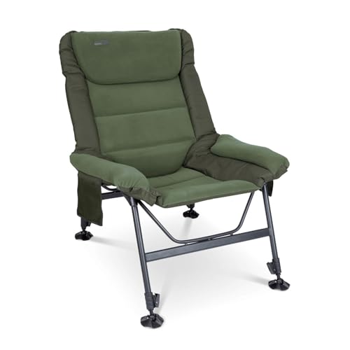 Sonik Bank-Tek Comfy Couch Green Carp Coarse Camping Fishing Chair EC0035