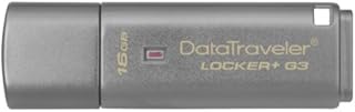 Kingston Digital 16GB Data Traveler Locker + G3, USB 3.0 with Personal Data Security and Automatic Cloud Backup (DTLPG3/16GB)