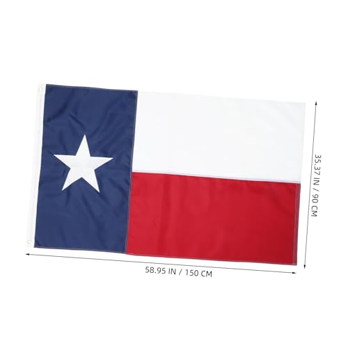 Drapeau du Texas en polyester résistant aux intempéries pour mât extérieur - 3