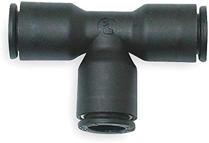 Legris 16mm Plastic/Metal Combination Union Tee, Black - 3104 16 12