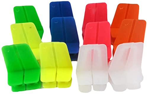 Cyclaire Brick Line Blocks (Pack of 12, Choice of Colours), line Blocks to Help Straight Brick Laying, Made in UK, Posted Quickly. (Fluorescent Pink)