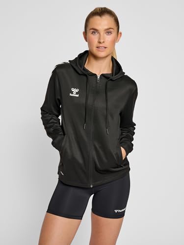 hummel Core Xk Poly Kapuzenjacke Damen schwarz, 2XL Damen – Ansicht 2