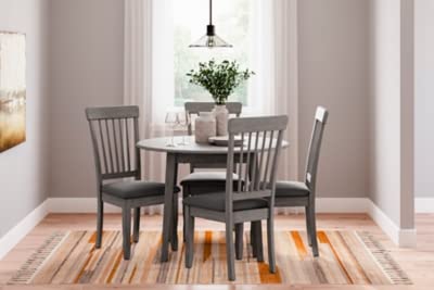 Signature Design by Ashley Shullden Drop Leaf Dining Table, 43 in, Grey - image 8