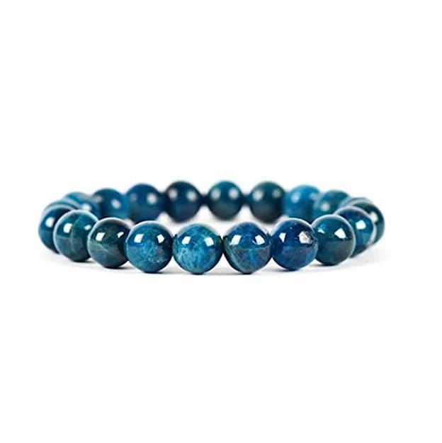 DEVAMA THE DIVINE Natural Blue Apatite Bracelet 8 mm Beads Stretchable Elastic Free Size Bracelet Lab Certified, Blue Apatite Stone Bracelet (B0CC8GVN2S) Amazon Price History, Amazon Price Tracker