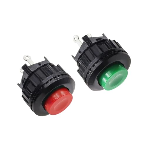 10 interruptores de boton DS-500 verdes de 14mm para proyectos electricos 5