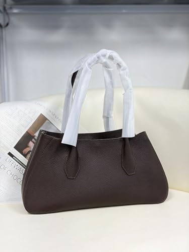 Bolso tote de cuero granulado para mujer miniatura 2
