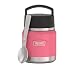 Produktbild Thermos ICON Kids Thermobehälter für Essen 0,35l, pink, Edelstahl, absolut dicht, hält Speisen 12h heiß & 16h kalt, mit klappbarem Löffel, BPA-frei