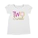 Olive Loves Apple Girls 2nd Birthday Shirt Two Sweet Donut Two 2nd Birthday Outfit for Toddler Girls,White Shirt,2T