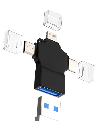 Adaptateur OTG USB-C et Lightning pour vider les photos de votre appareil photo