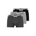 Hugo Boss BOSS Men's Trunk 3p Co/El 10146061 01, Grey/Charcoal/Black, Large