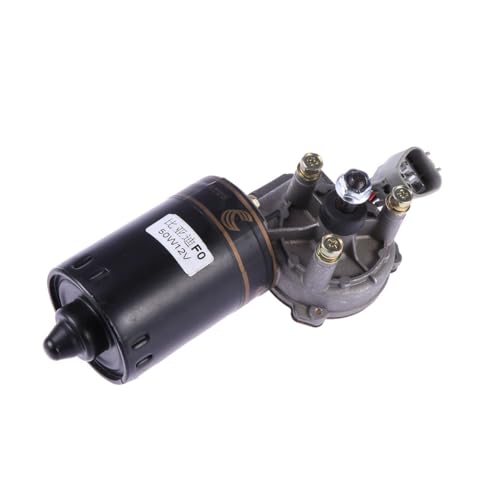 Moteur d'essuie-glace arrière 12V 50W Zerodeko en métal noir