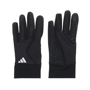 adidas Sport Mens AWP Running Gloves – Black – Size M/L