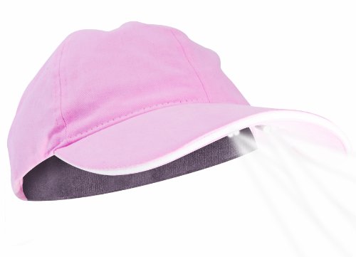 PUP POWERCAP LED Unisex Lighted Dog Walking Hat - 100% Cotton Twill Pink