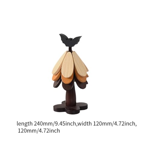 Dessous de plat décoratif en bois de qualité supérieure noire